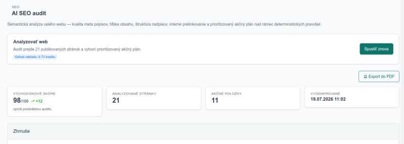 AI SEO audit